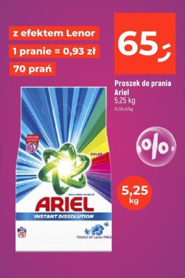 Proszek do prania Ariel promocja w Dealz