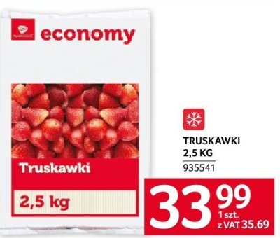 Truskawki 2,5 kg economy promocja w Selgros