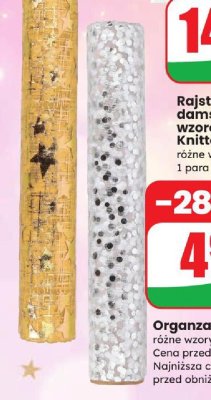 Organza 28x150 cm, różne wzory i kolory promocja w Dino