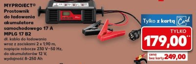 Prostownik do ładowania akumulatora samochodowego MPLG 17 B2 17 A promocja w Kaufland