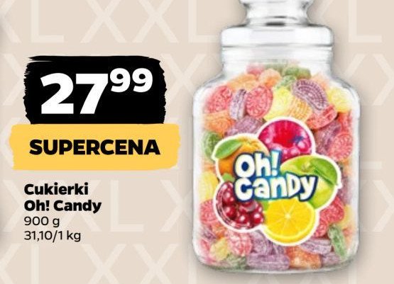 Cukierki kandyzowane o smaku owocowym Oh! candy promocja