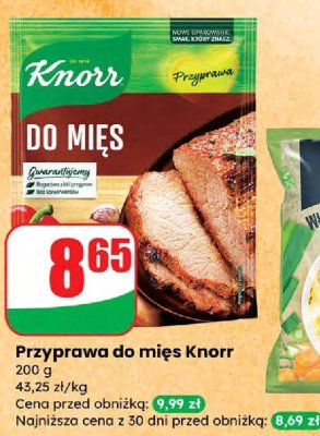 Przyprawa do mięs Knorr promocja w Dino