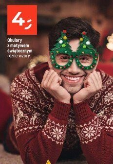 Okulary z motywem świątecznym różne wzory promocja w Dealz