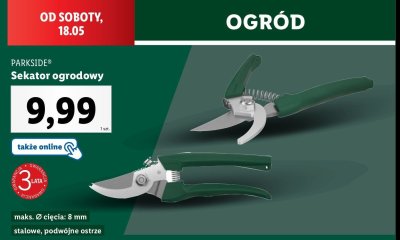 Sekator ogrodowy nożycowy Parkside promocja
