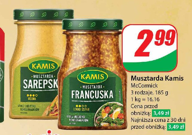 Musztarda francuska Kamis promocja