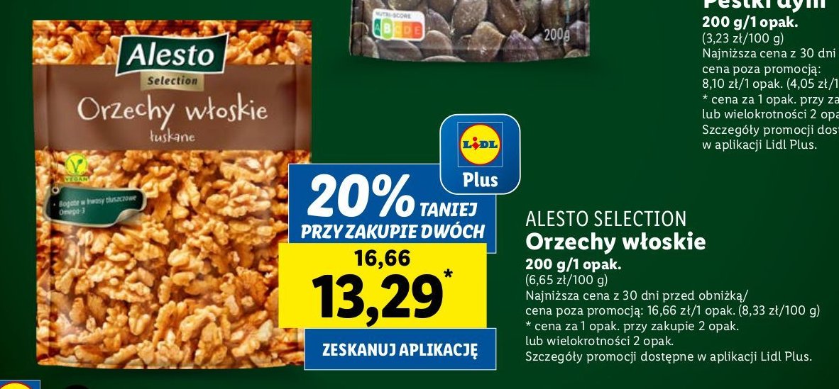 Orzechy włoskie Alesto promocja