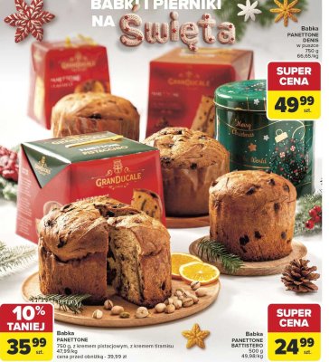 Babka PANETTONE BATTISTERO promocja w Carrefour