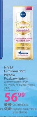 Serum NIVEA Luminous 630° Przeciw Przebarwieniom zaawansowane serum na plamy na twarzy na dzień promocja w Hebe