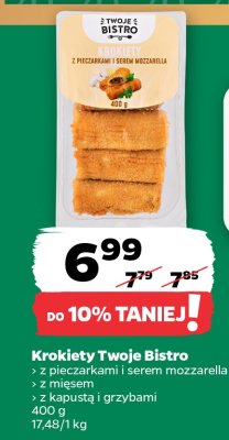 Krokiety z kapustą i grzybami promocja w Netto