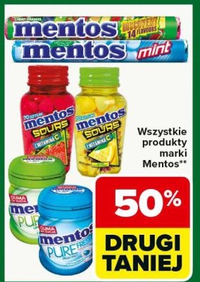 Wszystkie produkty marki Mentos promocja w Carrefour