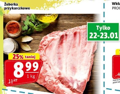 Żeberka przykarczowe promocja w Prim Market