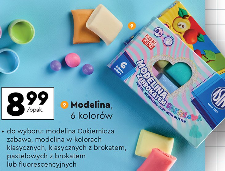 Modelina z brokatem Astra promocja