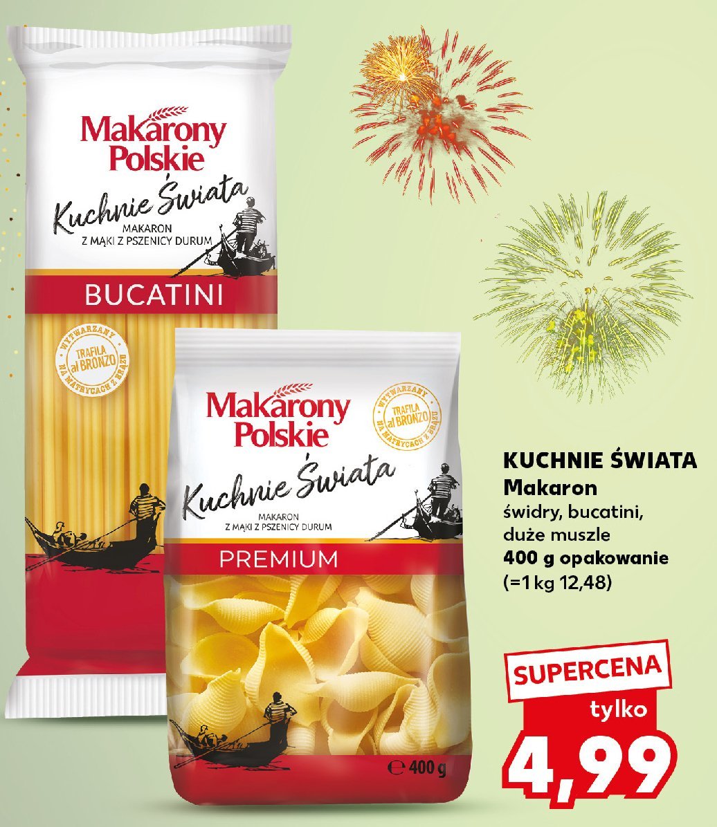 Makaron bucatini Makarony polskie promocja