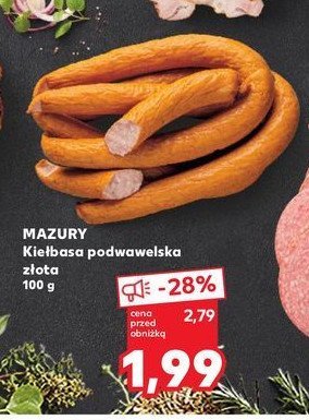 Kiełbasa podwawelska złota Mazury ełk promocja