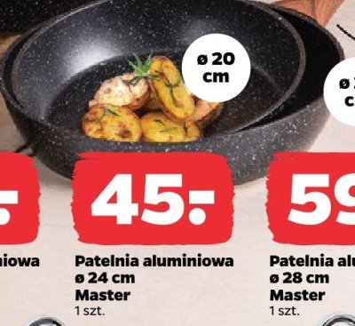 Patelnia aluminiowa Master ø 28 cm promocja w Netto