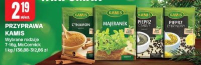 Przyprawa Kamis McCormick promocja w Chorten