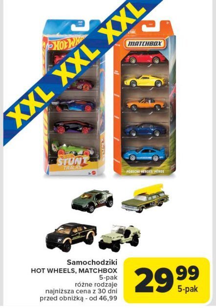 Samochodziki Matchbox promocja w Carrefour