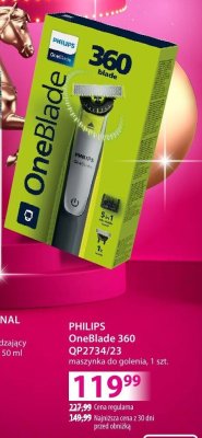 Maszynka do golenia PHILIPS OneBlade 360 QP2734/23 promocja w Hebe