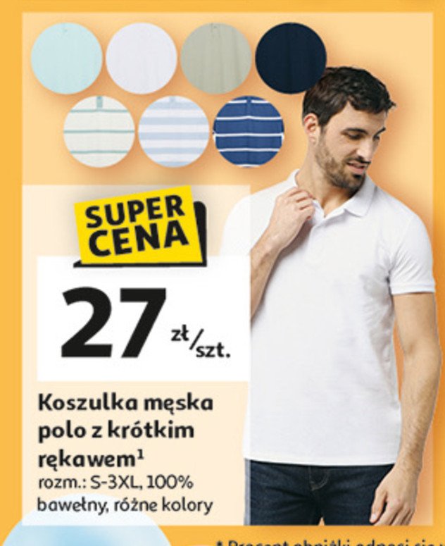 Koszulka męska polo romz. s-3xl Martex promocja w Auchan