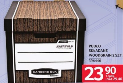 Pudło składanik WOODGRAIN 2 szt. Selgros promocja w Selgros