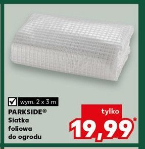 Siatka foliowa do ogrodu 2 x 3 m Parkside promocja