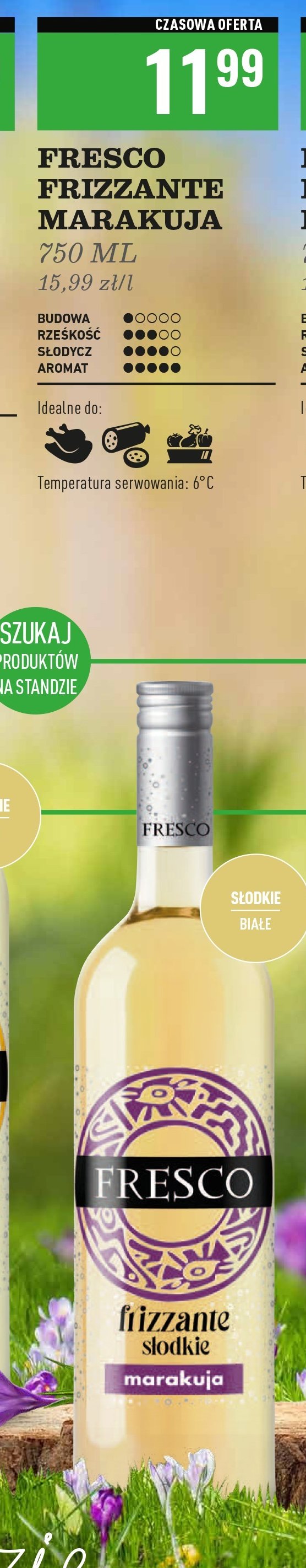 Wino Fresco frizzante marakuja promocja