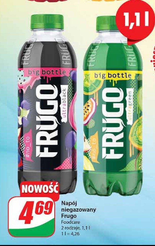 Napój czarny Frugo promocja