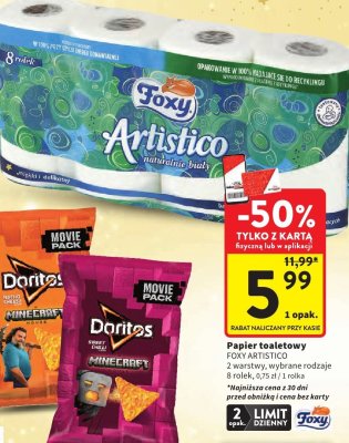 Chipsy DORITOS wybrane rodzaje promocja w Intermarche