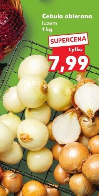 Cebula obierana luzem Kaufland promocja w Kaufland