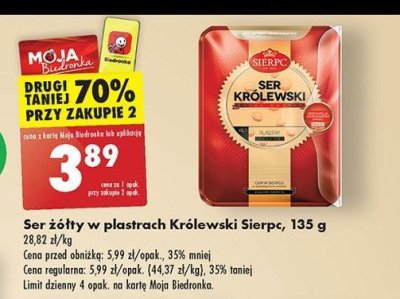Ser królewski Sierpc promocja