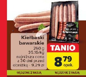 Kiełbaski bawarskie Wędzarnia dubielak promocja