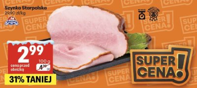 Szynka Starpolska promocja w Delikatesy Centrum