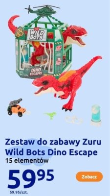 Zestaw do zabawy Zuru Wild Bots Dino Escape 15 elementów promocja w Action