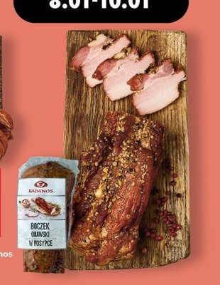 Boczek Orawski w posypce promocja w Biedronka