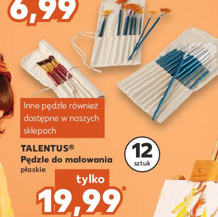 P臋dzle do malowania Talentus promocja