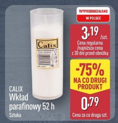 Wkład parafinowy 52 h promocja w Aldi