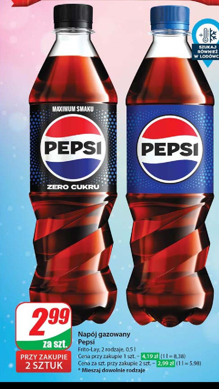 Napój Pepsi promocja w Dino