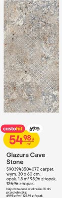 Glazura Cave Stone carpet promocja w Castorama