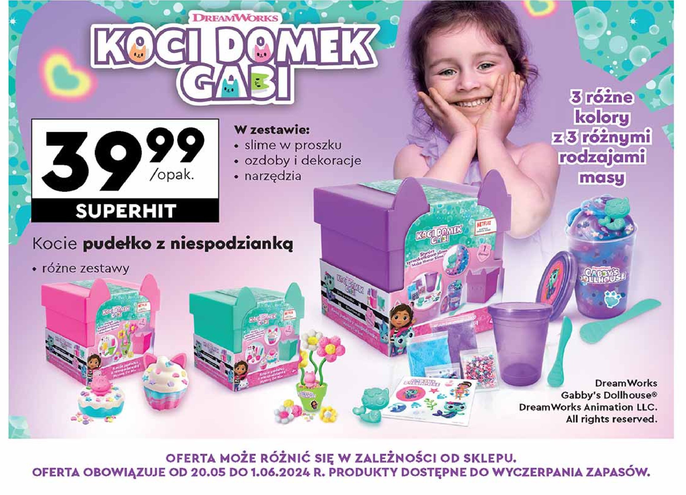 Pudełko z niespodzianką koci domek gabi promocja