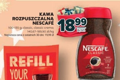Kawa rozpuszczalna Nescafe Classic promocja w Stokrotka