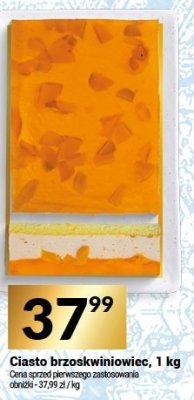 Ciasto brzoskwiniowiec, 1 kg promocja w Twój Market