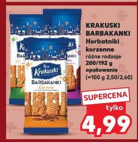 Herbatniki korzenne w czekoladzie Krakuski barbakanki Krakuski bahlsen promocja w Kaufland