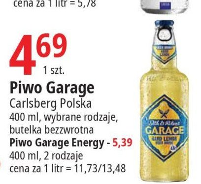 Piwo Garage energy yuzu & mint promocja