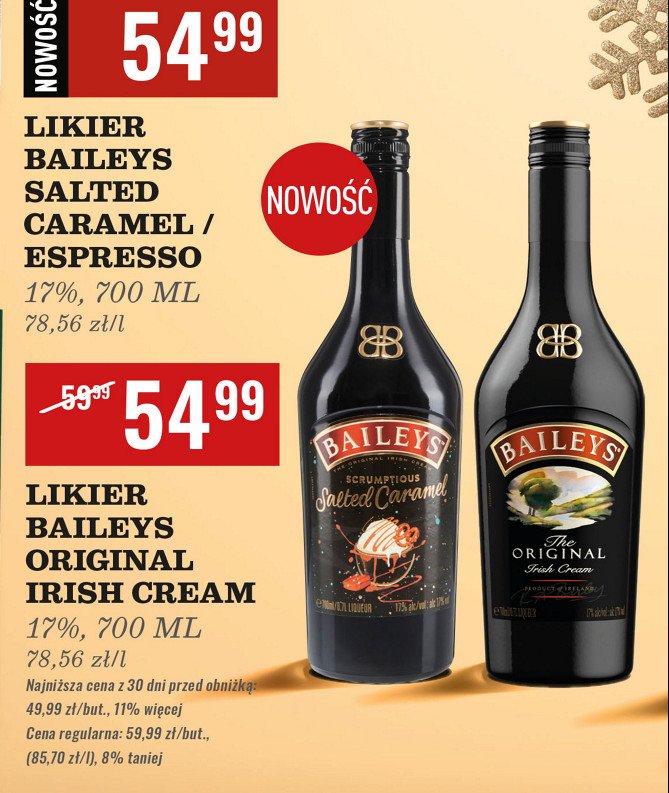 Likier Baileys salted caramel promocja w Biedronka