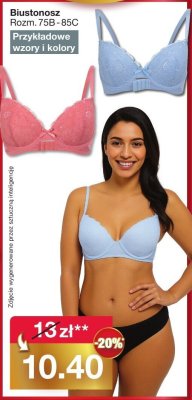 Biustonosz, rozm. 75B-85C promocja w Woolworth