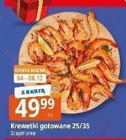 KrewetkI gotowane 25/35 promocja w Leclerc