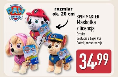 Maskotka z licencją Psi Patrol promocja w Aldi