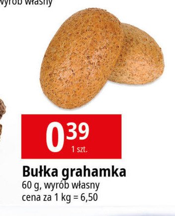 Bułka grahamka promocja