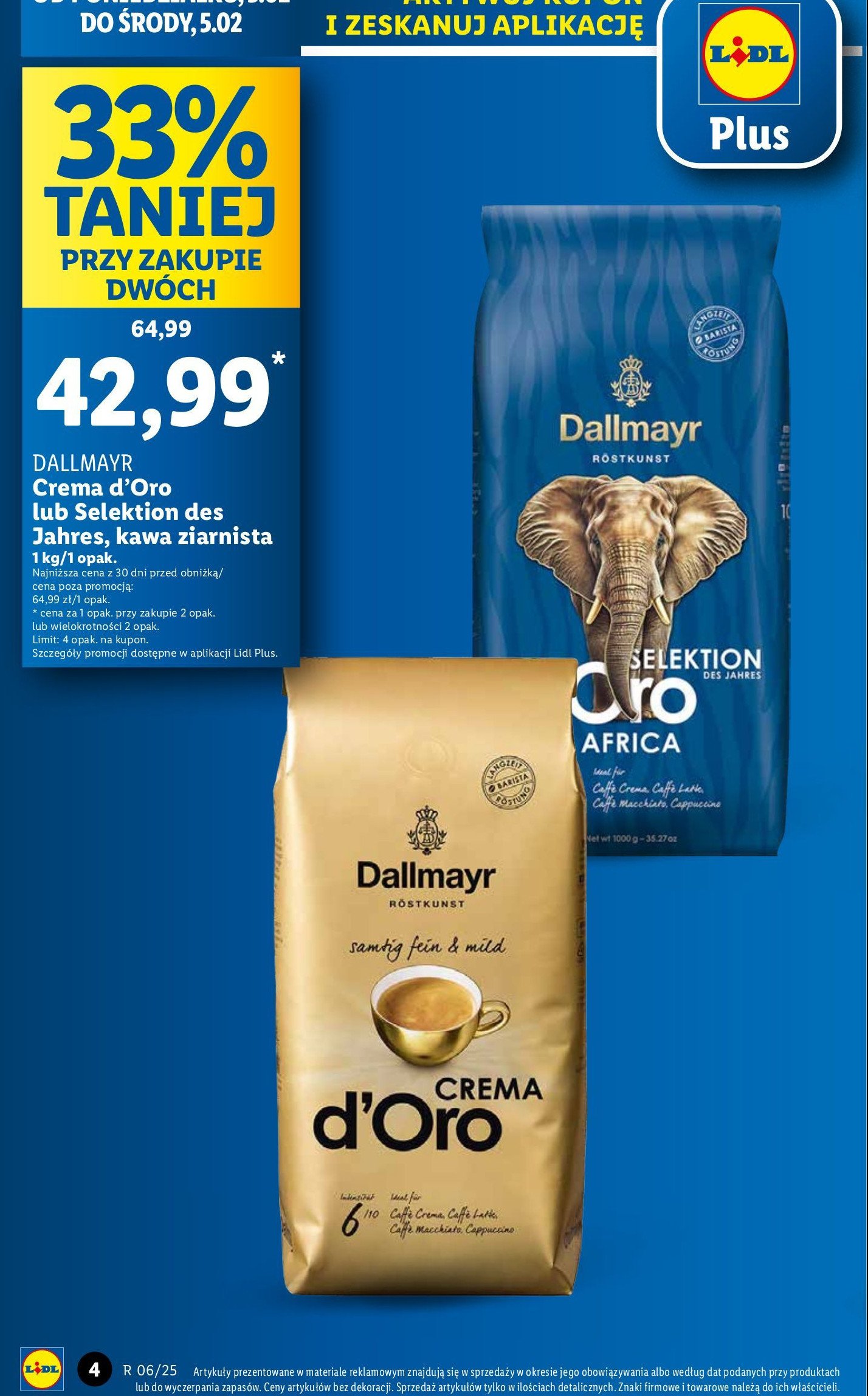 Kawa Dallmayr crema d'oro promocja