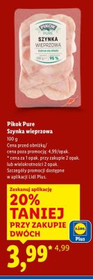 Szynka wieprzowa  promocja w Lidl
